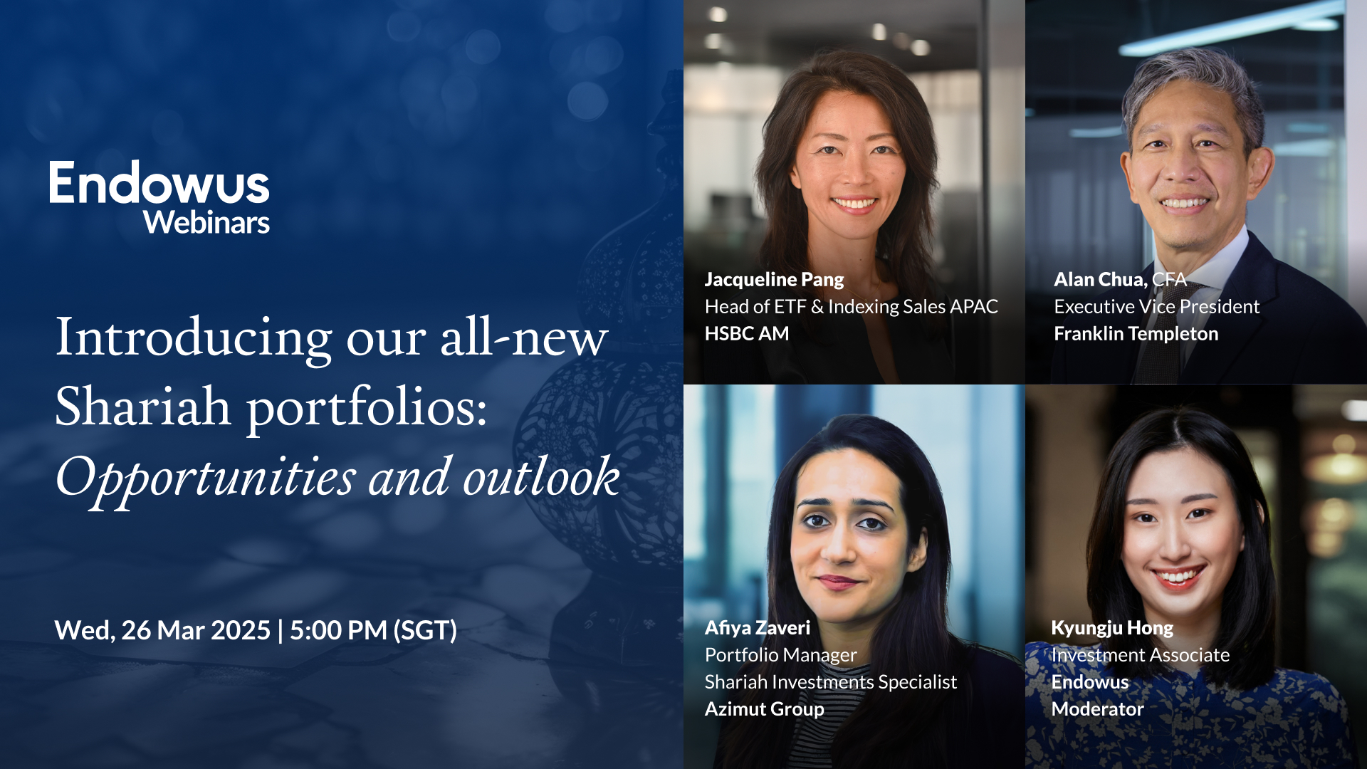 shariah webinar with Endowus