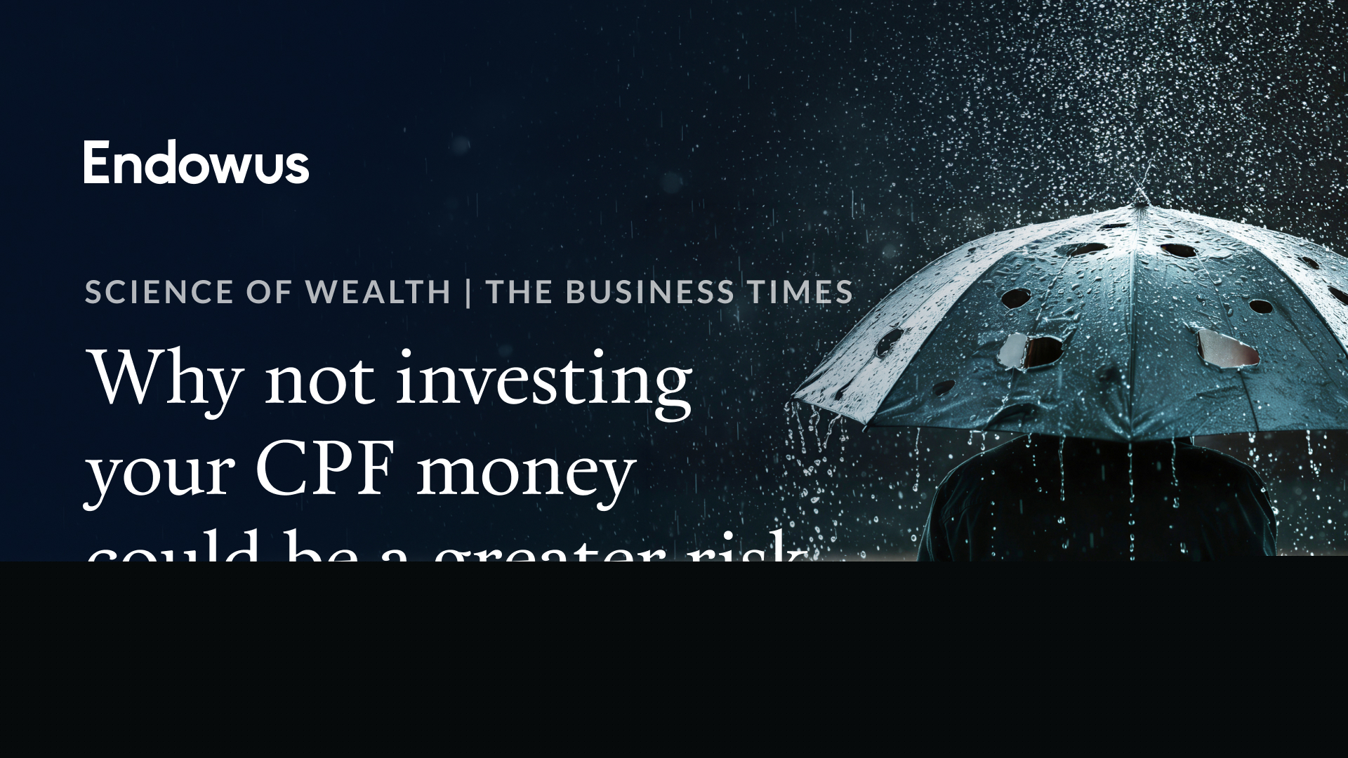 Why not investing your CPF money could be a greater risk